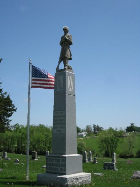 BEDFORD CITY CEMETERY SOLDIERS MEMORIAL