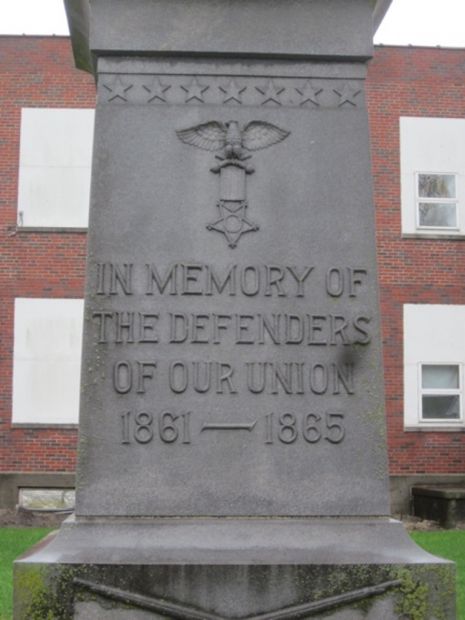 CLEARFIELD CIVIL WAR MEMORIAL DEDICATION STONE
