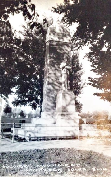 GRACE HILL CEMETERY CIVIL WAR VETERANS MEMORIAL POSTCARD