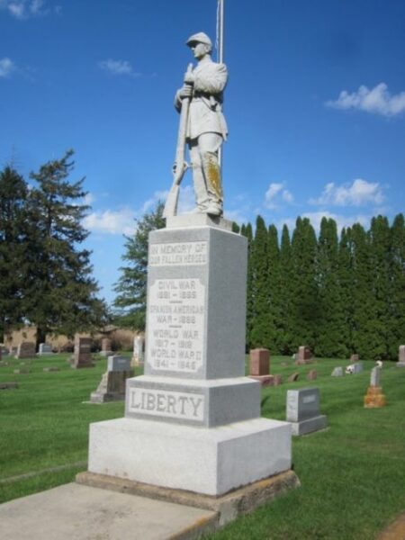 SHERIDAN CEMETERY VETERANS WAR MEMORIAL