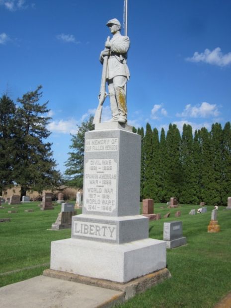 SHERIDAN CEMETERY VETERANS WAR MEMORIAL