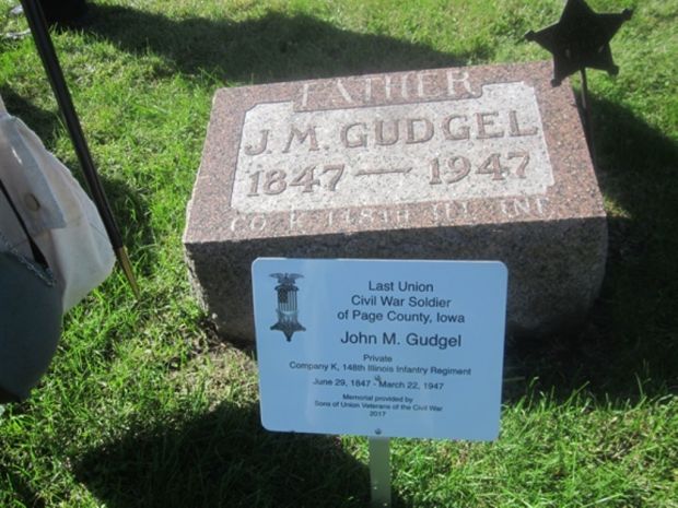 LAST LIVING CIVIL WAR SOLDIER OF PAGE COUNTY MEMORIAL STONE AND PAGE