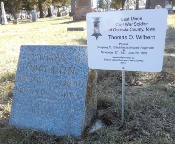LAST LIVING CIVIL WAR SOLDIER OF OSCEOLA COUNTY MEMORIAL STONE AND PLAQUE