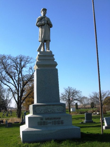 OAKDALE CEMETERY IN MEMORIAM CIVIL WAR MEMORIAL