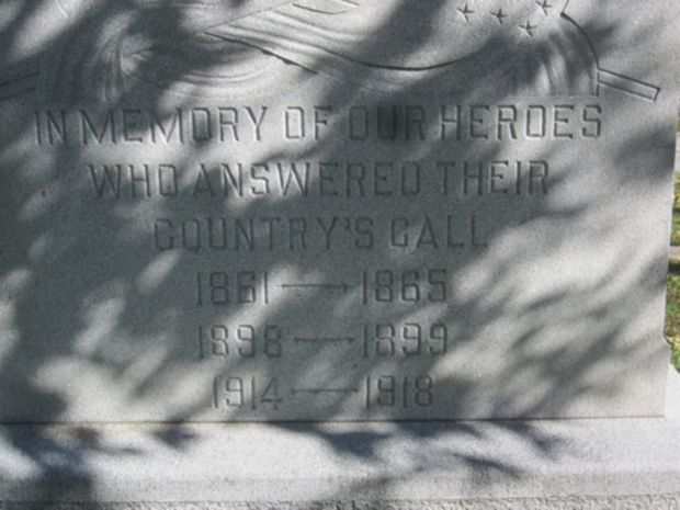 GLENWOOD CEMETERY VETERANS MEMORIAL SIDE B