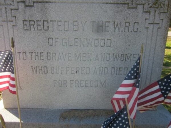 GLENWOOD CEMETERY VETERANS MEMORIAL SIDE A