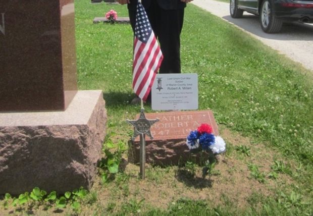 LAST LIVING CIVIL WAR SOLDIER OF MARION COUNTY MEMORIAL STONE