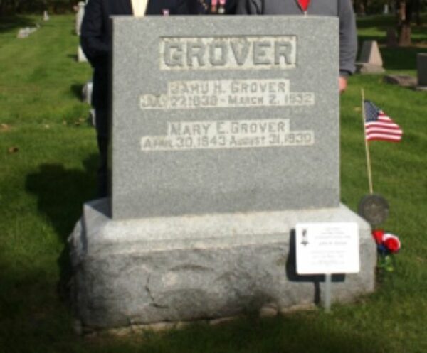 LAST LIVING CIVIL WAR SOLDIER OF KOSSUTH COUNTY MEMORIAL STONE AND PLAQUE
