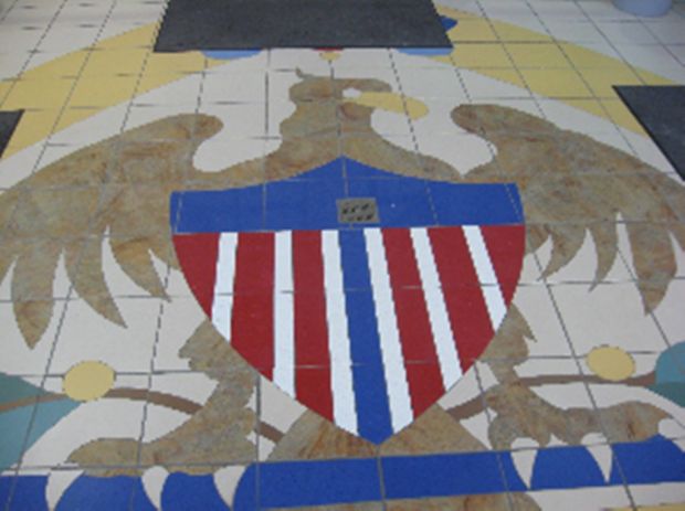 FRANKLIN COUNTY REST AREA MEMORIAL BUILDING MURAL C