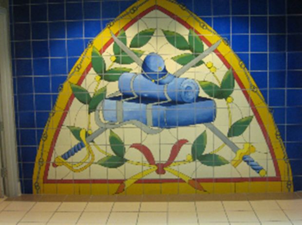 FRANKLIN COUNTY REST AREA MEMORIAL BUILDING MURAL B