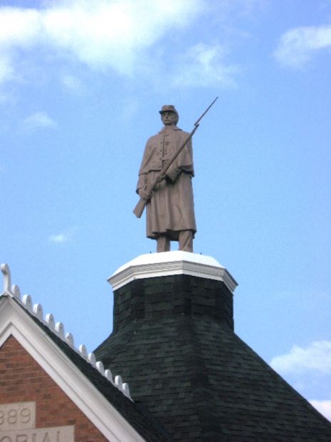 HAMPTON G.A.R. MEMORIAL HALL STATUE