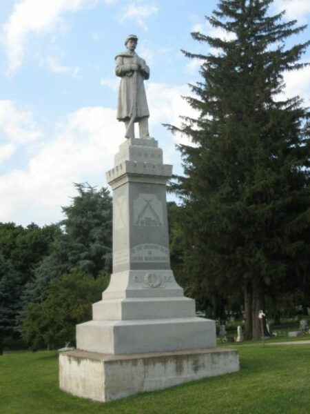 HAMPTON CEMETERY CIVIL WAR UNKNOWN DEAD MEMORIAL