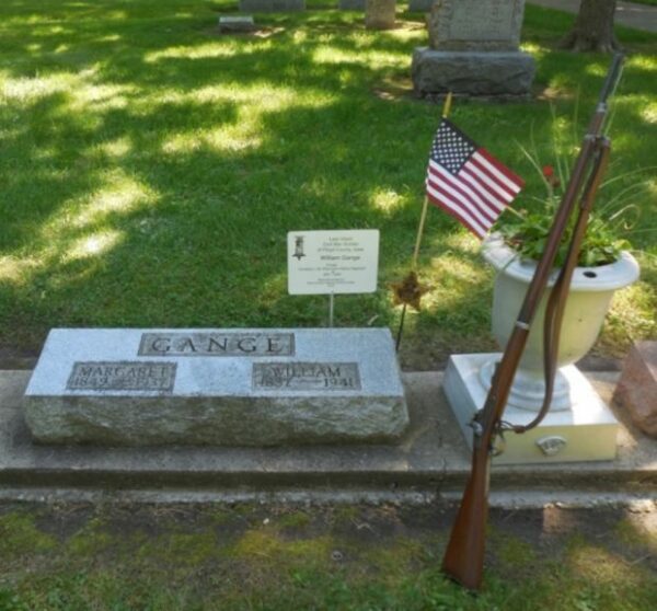 LAST LIVING CIVIL WAR SOLDIER OF FLOYD COUNTY MEMORIAL STONE AND PLAQUE