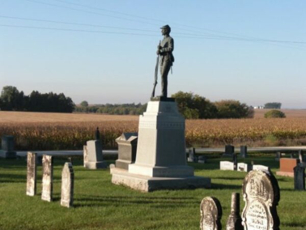 DUNHAM GROVE CEMETERY CIVIL WAR MEMORIAL