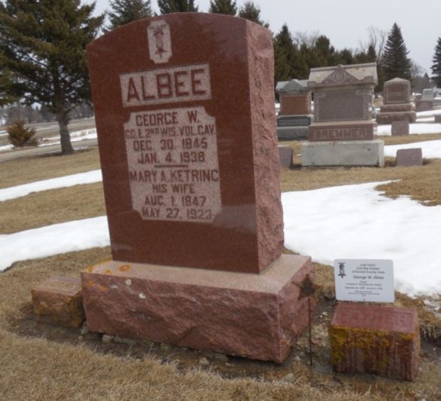 LAST LIVING CIVIL WAR SOLDIER OF EMMET COUNTY MEMORIAL STONE