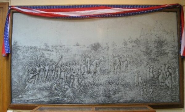 “TRIUMPHAL RETURN” WAR MEMORIAL PLAQUE