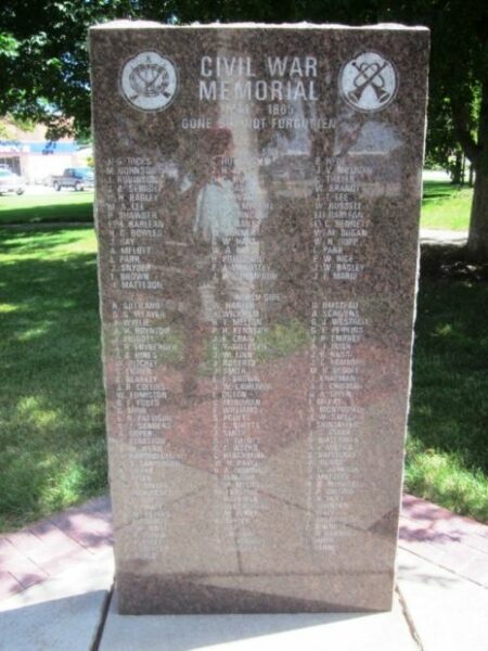 CEDAR COUNTY CIVIL WAR MEMORIAL HONOR ROLL PANEL