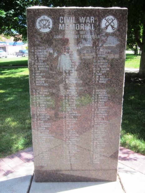 CEDAR COUNTY CIVIL WAR MEMORIAL HONOR ROLL PANEL
