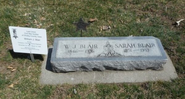 LAST LIVING CIVIL WAR SOLDIER OF SHELBY COUNTY MEMORIAL STONE AND PLAQUE
