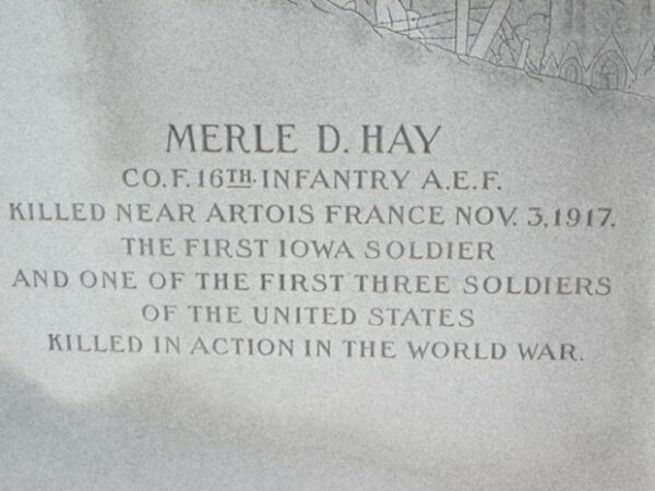 CARROLL CITY CEMETERY WAR VETERANS MEMORIAL HONOR STONE