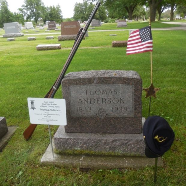 LAST LIVING CIVIL WAR SOLDIER OF BUTLER COUNTY MEMORIAL STONE