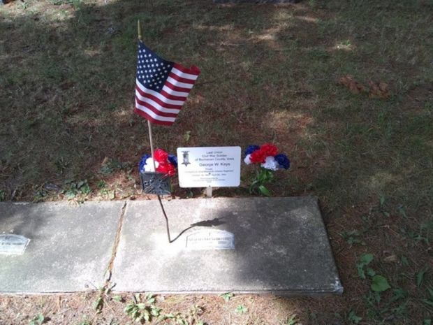 LAST LIVING CIVIL WAR SOLDIER OF BUCHANAN COUNTY MEMORIAL STONE