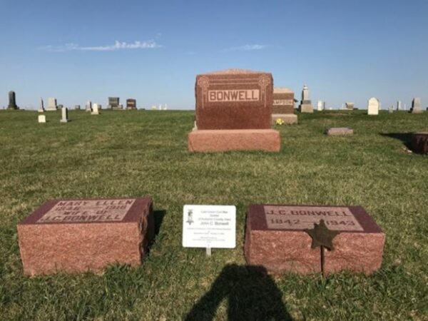 LAST LIVING CIVIL WAR SOLDIER OF AUDUBON COUNTY MEMORIAL STONE