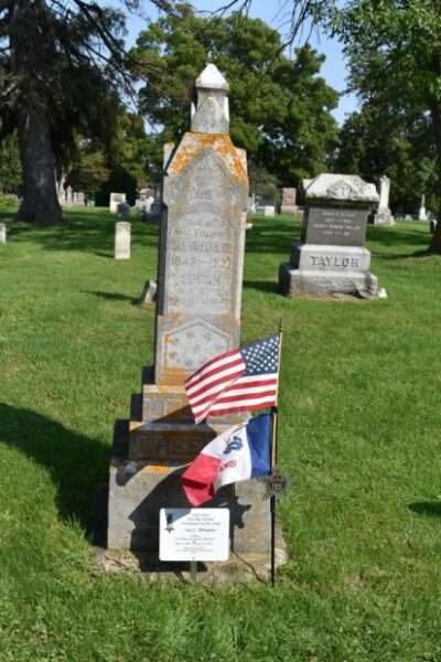 LAST LIVING CIVIL WAR SOLDIER OF HOWARD COUNTY MEMORIAL STONE