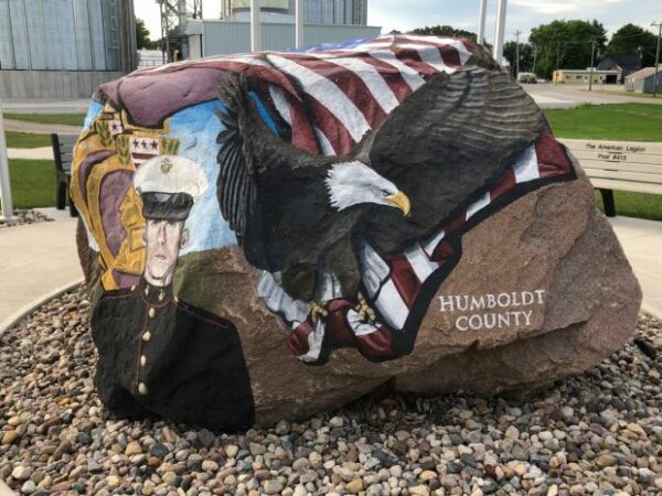 HUMBOLDT COUNTY FREEDOM ROCK VETERANS MEMORIAL SIDE B