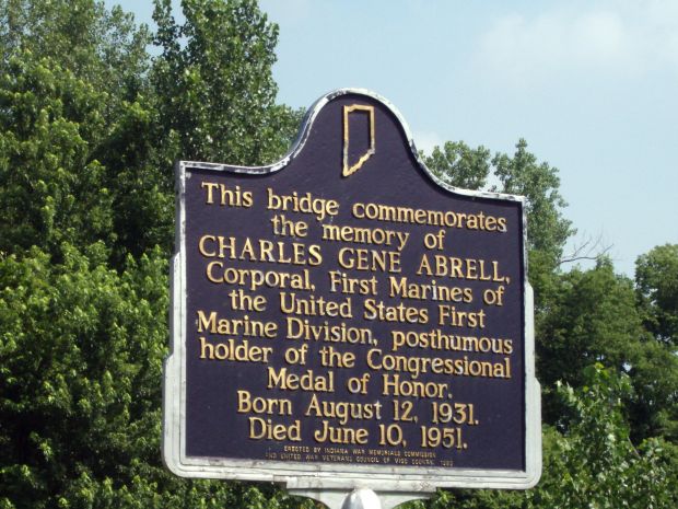 CHARLES GENE ABRELL MEMORIAL BRIDGE MARKER