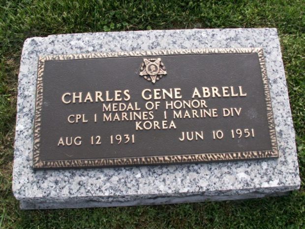 CHARLES GENE ABRELL MEDAL OF HONOR MEMORIAL GRAVESTONE