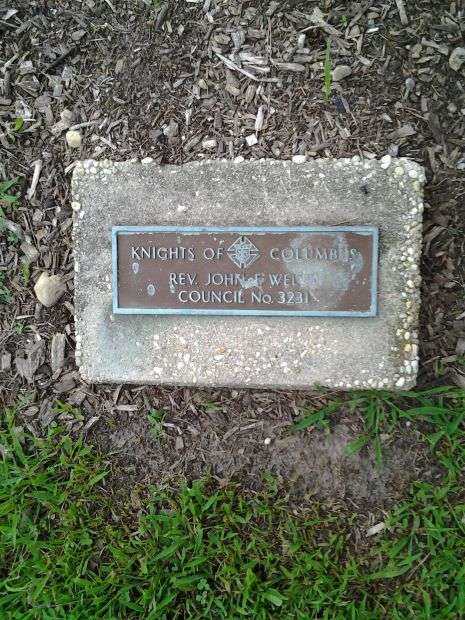 KNIGHTS OF COLUMBUS COUNCIL NO. 3231 MEMORIAL TREE PLAQUE