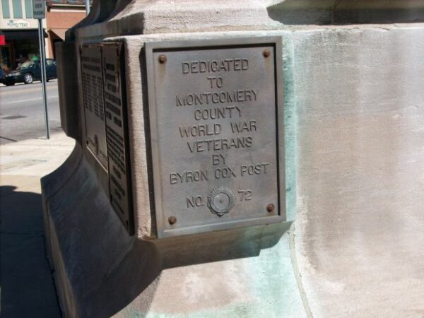 MONTGOMERY COUNTY’S TRIBUTE TO HER HEROIC DEAD MEMORIAL PLAQUE B