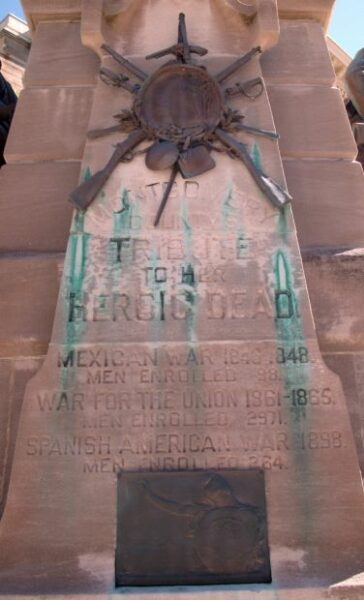 MONTGOMERY COUNTY’S TRIBUTE TO HER HEROIC DEAD MEMORIAL STONE B