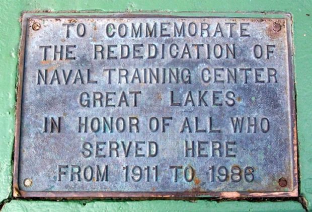 REDEDICATION OF NAVAL TRAINING CENTER MEMORIAL PLAQUE