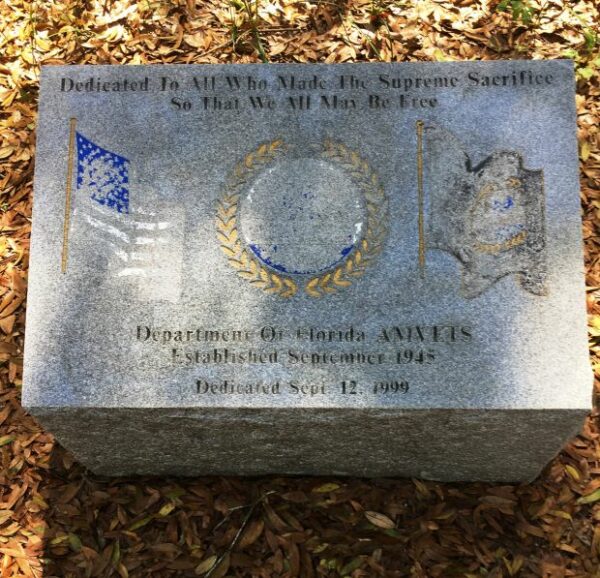 AMVETS SUPREME SACRIFICE MEMORIAL BLOCK