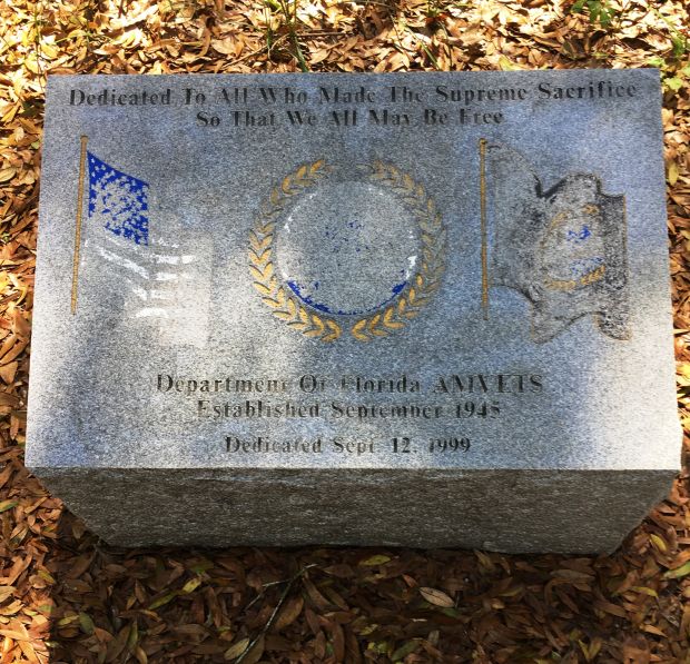 AMVETS SUPREME SACRIFICE MEMORIAL BLOCK