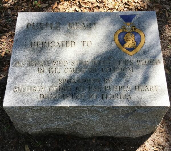 PURPLE HEART MEMORIAL BLOCK