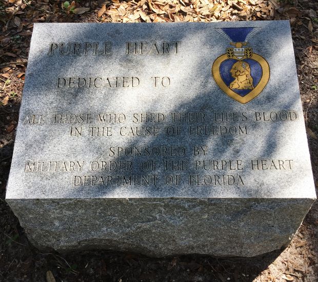 PURPLE HEART MEMORIAL BLOCK