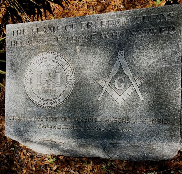 THE FLAME OF FREEDOM BURNS MEMORIAL