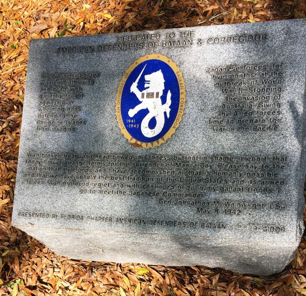 AMERICAN DEFENDERS OF BATAAN & CORREGIDOR MEMORIAL