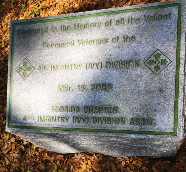 4TH INFANTRY (IVY) DIVISION FLORIDA NATIONAL CEMETERY MEMORIAL