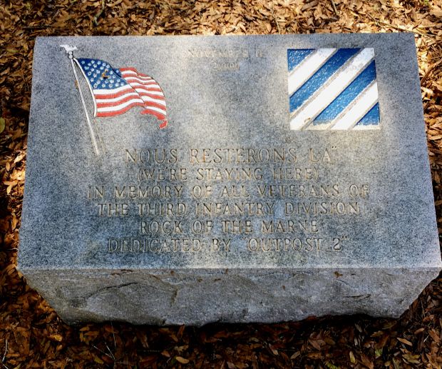 “NOUS RESTERONS LA” WAR MEMORIAL