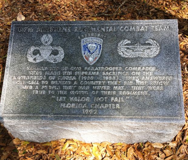 187TH AIRBORNE REGIMENTAL COMBAT TEAM MEMORIAL