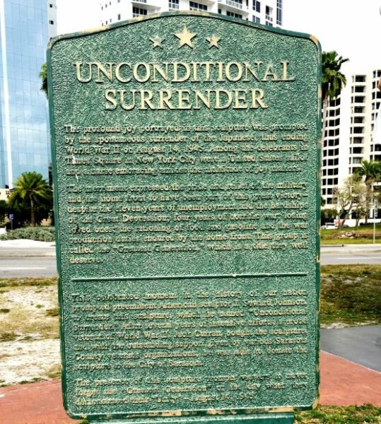 UNCONDITIONAL SURRENDER MEMORIAL MARKER