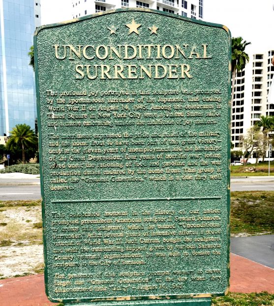 UNCONDITIONAL SURRENDER MEMORIAL MARKER