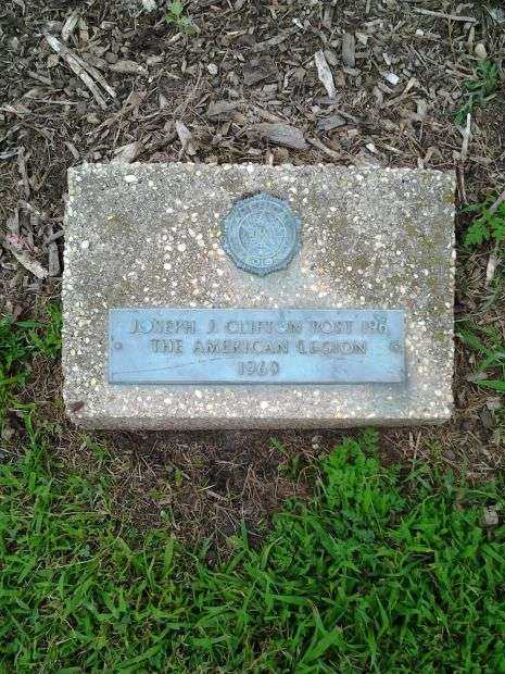 JOSEPH J. CLIFTON POST 196 MEMORIAL TREE PLAQUE