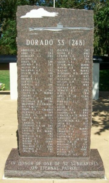 CREW OF THE SUBMARINE SS DORADO MEMORIAL