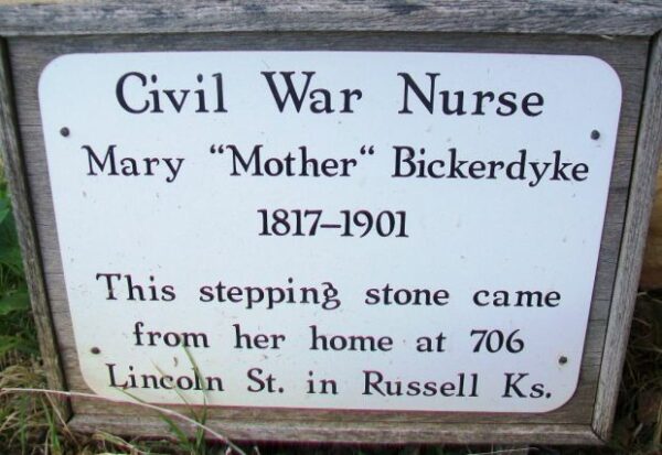 CIVIL WAR NURSE MEMORIAL PLAQUE