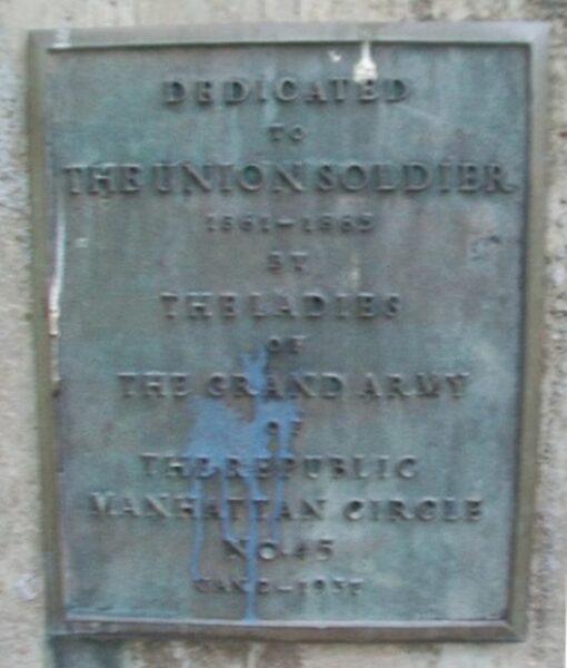 THE UNION SOLDIER MEMORIAL PLAQUE